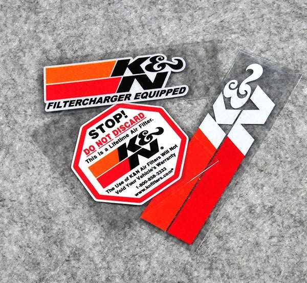 1PC K&N Sticker