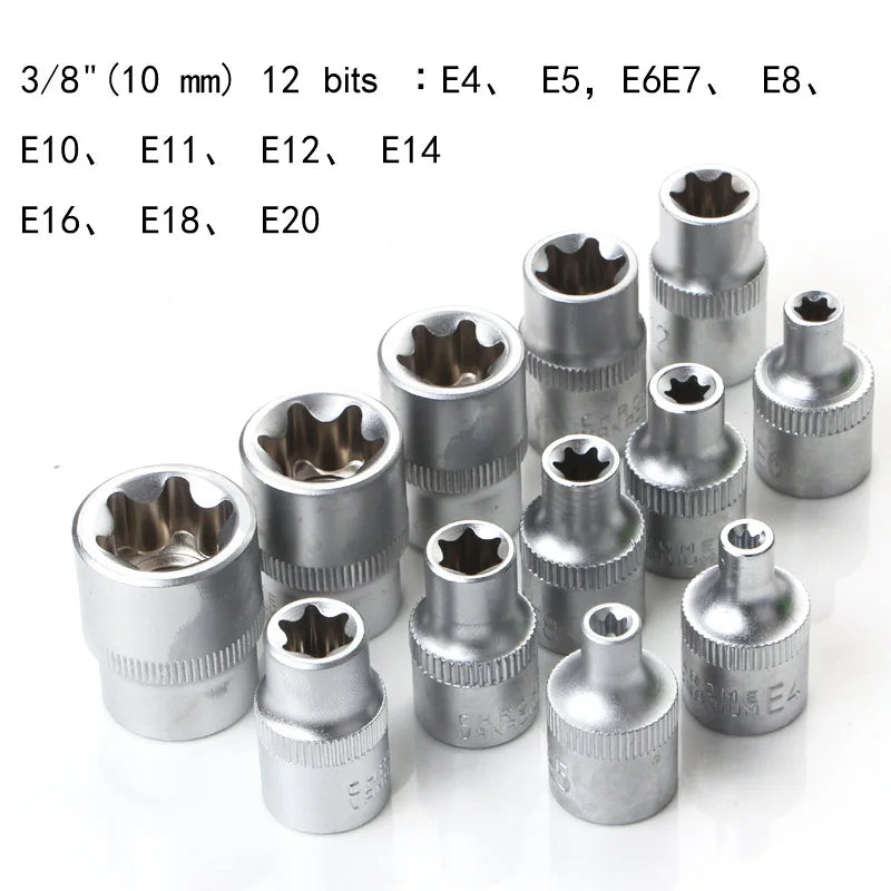 Torx and E-Torx Socket Set