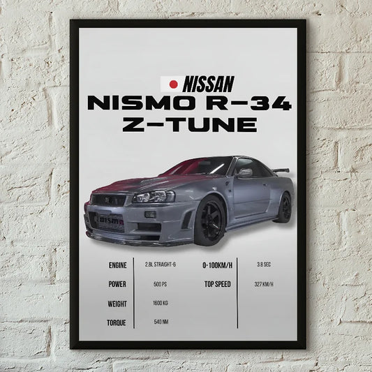 NISMO R-34 Z-Tune Edition Poster