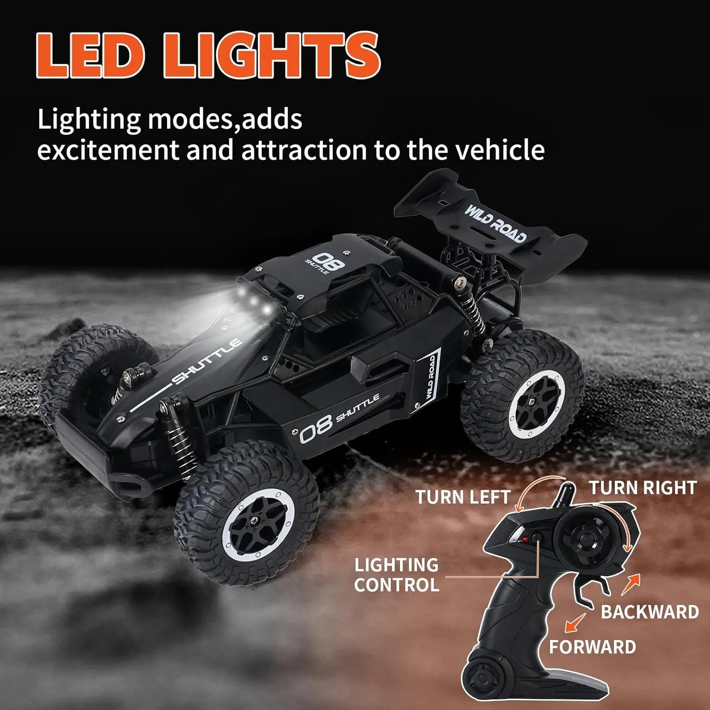 1:16 Terrain Crawler 2WD RC Car