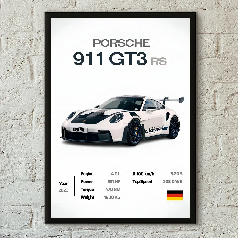 Porsche 911 GT3 RS Poster