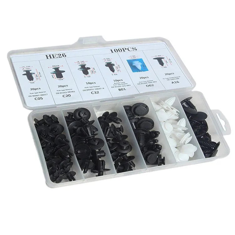 100pcs Auto Car Fastener Clips